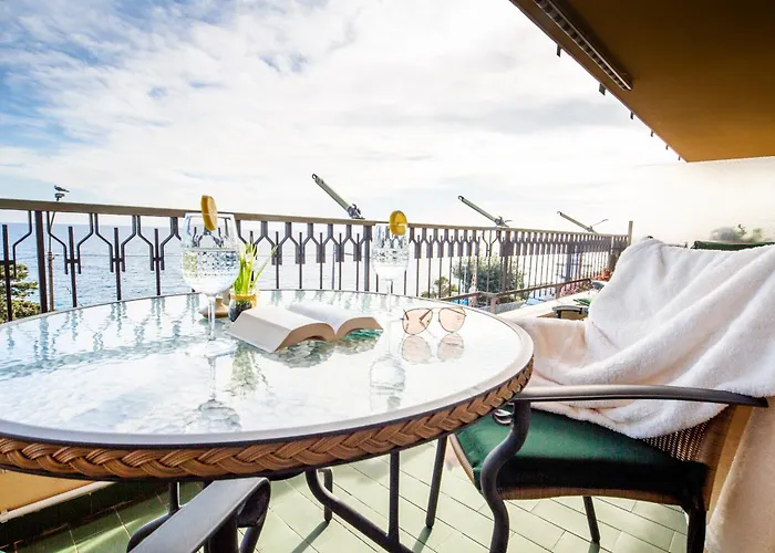 公寓 Il Risveglio Sul Mare -terrazza Panoramica 圣雷默